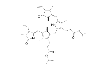 21H-Biline-8,12-dipropanoic acid, 2,17-diethenyl-1,10,19,22,23,24-hexahydro-3,7,13,18-tetramethyl-1,19-dioxo-, bis(1-methylethyl) ester