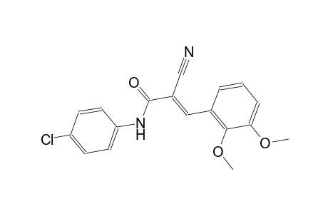 (2E)-N-(4-chlorophenyl)-2-cyano-3-(2,3-dimethoxyphenyl)-2-propenamide