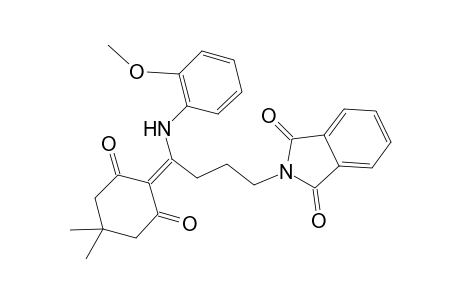 2-[4-(2,6-diketo-4,4-dimethyl-cyclohexylidene)-4-(o-anisidino)butyl]isoindoline-1,3-quinone
