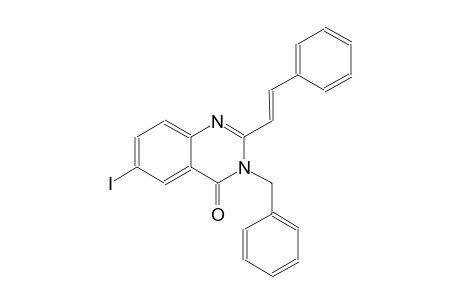 3-benzyl-6-iodo-2-[(E)-2-phenylethenyl]-4(3H)-quinazolinone