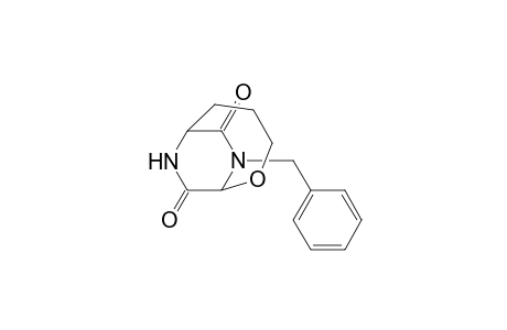 2-Oxa-7,9-diazabicyclo[4.2.2]decane-8,10-dione, 9-(phenylmethyl)-, (.+-.)-
