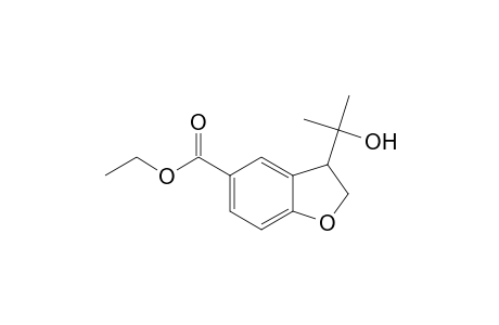 3-(1-hydroxy-1-methyl-ethyl)coumaran-5-carboxylic acid ethyl ester
