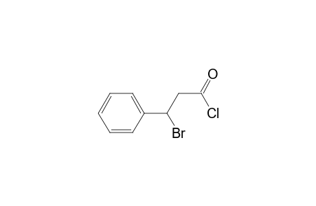 3-Bromanyl-3-phenyl-propanoyl chloride