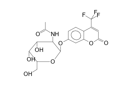 4-TRIFLUOROMETHYLUMBELLIFERYL 2-ACETAMIDO-2-DEOXY-ALPHA-D-GALACTOPYRANOSIDE