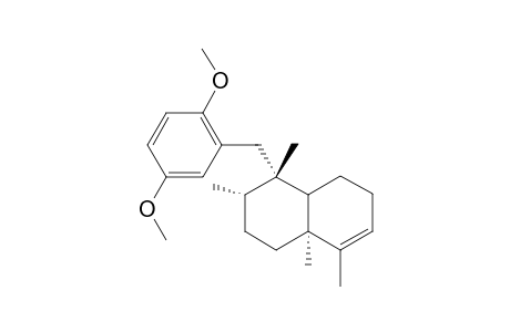 (1S,2S,4aS)-(+)-trans-1.alpha.-[(2,5-dimethoxyphenyl)methyl]-1,2,3,4,4a,8a,7,8-octahydro-1.beta.,2.beta.,4a.beta-5-tetramethylnaphthalene