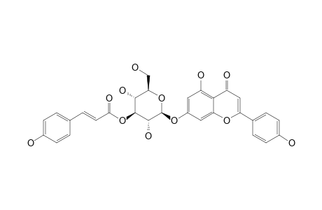 APIGENIN-7-O-BETA-D-(4''-O-PARA-COUMAROYL-GLUCOPYRANOSIDE)