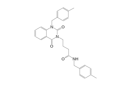 N-(4-methylbenzyl)-4-(1-(4-methylbenzyl)-2,4-dioxo-1,4-dihydro-3(2H)-quinazolinyl)butanamide