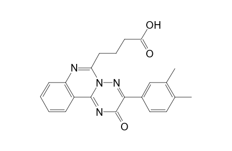 (3-(3',4'-Dimethylphenyl)-2-oxo-2H-[1,2,4]triazino[2,3-c]quinazolin-6-yl)butanoic acid