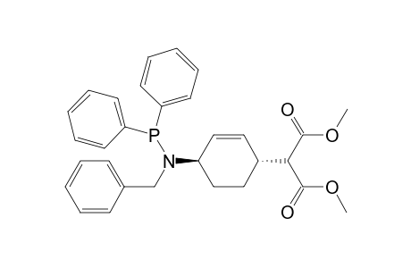 2-[(1R,4R)-4-[benzyl(diphenylphosphino)amino]cyclohex-2-en-1-yl]malonic acid dimethyl ester