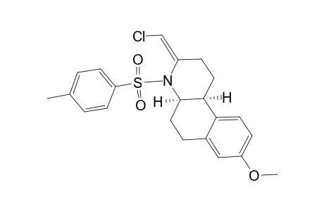 Benzo[f]quinoline, 3-(chloromethylene)-1,2,3,4,4a,5,6,10b-octahydro-8-methoxy-4-[(4-methylphenyl)sulfonyl]-, (3Z,4a.alpha.,10b.alpha.)-