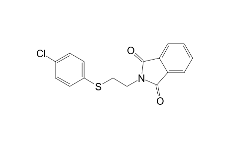 2-[2-(4-chlorophenyl)sulfanylethyl]isoindole-1,3-dione