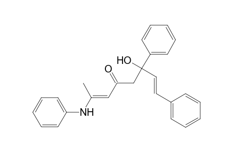 6,8-Diphenyl-6-hydroxy-2-(N-phenylamino)octa-2,7-dien-4-one