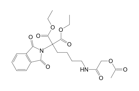 Propanedioic acid, [4-[[(acetyloxy)acetyl]amino]butyl](1,3-dihydro-1,3-dioxo-2H-isoindol-2-yl)-, diethyl ester