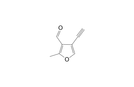 4-Ethynyl-2-methylfuran-3-methanal