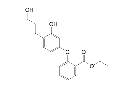 2-[3-Hydroxy-4-(3-hydroxypropyl)phenoxy]benzoic Acid Ethyl Ester