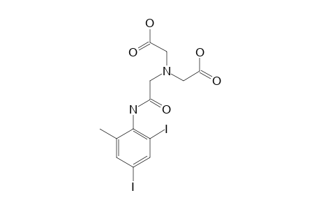 N-[2-[(2,4-DIIODO-6-METHYLPHENYL)-AMINO]-2-OXOETHYL]-N-(CARBOXYMETHYL)-GLYCINE