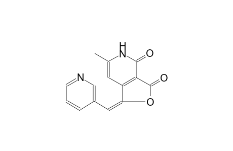 furo[3,4-c]pyridine-3,4(1H,5H)-dione, 6-methyl-1-(3-pyridinylmethylene)-, (1E)-