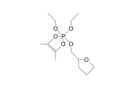 2,2-Diethoxy-2-(tetrahydro-furfuryloxy)-2,2-dihydro-4,5-dimethyl-1,3,2-dioxaphosphol-4-ene