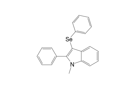 N-Methyl-2-phenyl-3-(phenylselenyl)-1H-indole