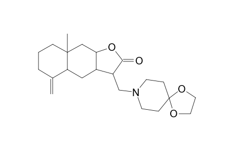 Decahydronaphtho[2,3-b]furan-2-one, 3-(1,4-dioxa-8-azaspiro[4.5]dec-8-ylmethyl)-8a-methyl-5-methylene-