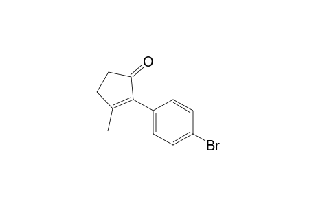 2-(4-Bromophenyl)-3-methyl-2-cyclopenten-1-one