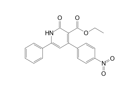 Ethyl 1,2-Dihydro-4-(4-nitrophenyl)-6-phenyl-2-oxo-3-pyridinecarboxylate
