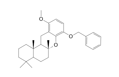 (6aR,12bS)-8-Benzyloxy-1,2.3,4,4a,5,6,6a,12a,12b-decahydro-11-methoxy-4,4,6a,12b-tetramethtl-9H-benzo[a]xanthene