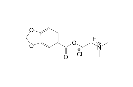 2-[(1,3-benzodioxol-5-ylcarbonyl)oxy]-N,N-dimethylethanaminium chloride