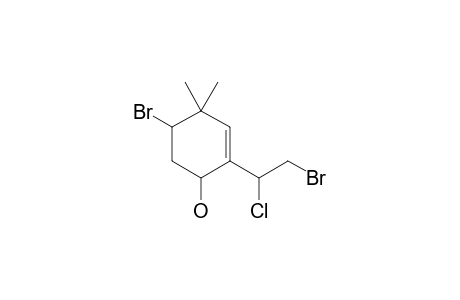 2-Chloro-1,6(S*)-dibromo-3(8)(Z)-ochtoden-4(R*)-ol
