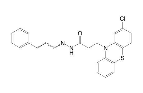 2-chloro-10-phenothiazinepropionic acid, cinnamylidenehydrazide