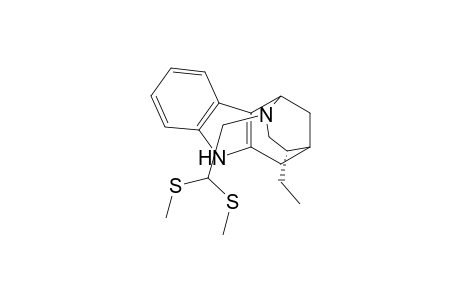 2-[2,2-Bis(methylthio)ethyl]-4.alpha.-ethyl-1,2,3,4,5,6-hexahydro-1,5-methanoazocino[4,3-b]indole