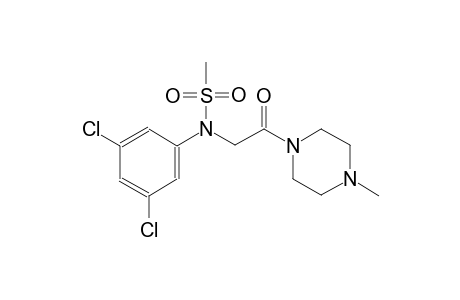 N-(3,5-dichlorophenyl)-N-[2-(4-methyl-1-piperazinyl)-2-oxoethyl]methanesulfonamide