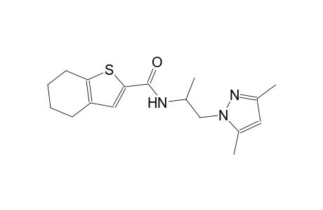 N-[2-(3,5-dimethyl-1H-pyrazol-1-yl)-1-methylethyl]-4,5,6,7-tetrahydro-1-benzothiophene-2-carboxamide