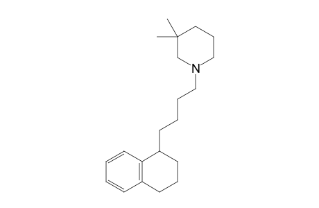 3,3-Dimethyl-1-[4-(1,2,3,4-tetrahydronaphth-1-yl)-n-butyl]piperidine