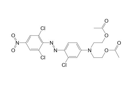 N,N-Bis(2-acetoxyethyl)-3-chloro-4-(2,6-dichloro-4-nitrophenylazo)-aniline