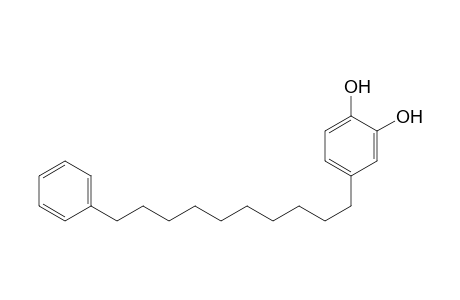 4-(10-phenyldecyl)benzene-1,2-diol