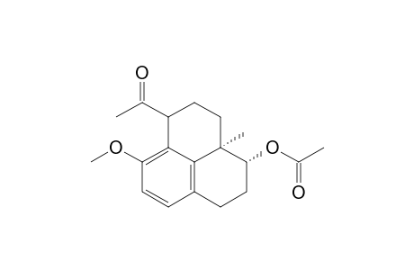Ethanone, 1-[4-(acetyloxy)-2,3,3a,4,5,6-hexahydro-9-methoxy-3a-methyl-1H-phenalen-1-yl]-, [3aR-(3a.alpha.,4.alpha.)]-