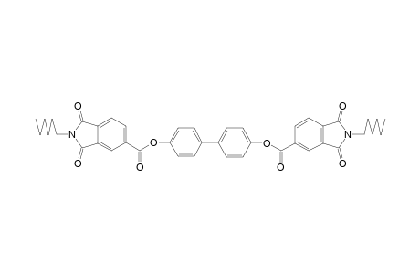 Bis(n-hexyltrimellitic imide)-4,4'-biphenyl ester