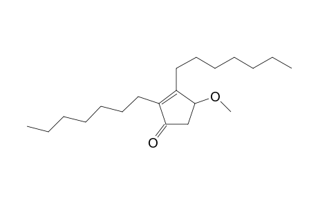 2,3-Diheptyl-4-methoxy-1-cyclopent-2-enone