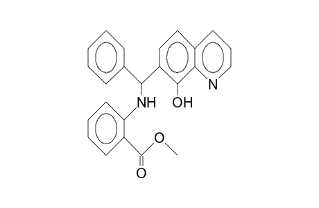 7-([2-Methoxycarbonyl-anilino]-phenyl-methyl)-8-quinolinol
