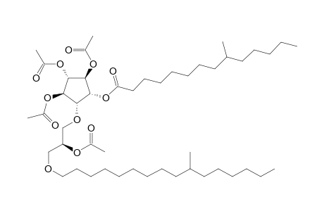[(1R,2R,3S,4R,5R)-2,3,4-triacetoxy-5-[(2S)-2-acetoxy-3-(10-methylhexadecoxy)propoxy]cyclopentyl] 9-methyltetradecanoate