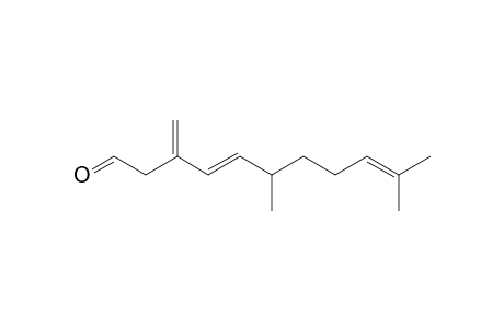 (4E)-6,10-Dimethyl-3-methylideneundeca-4,9-dienal