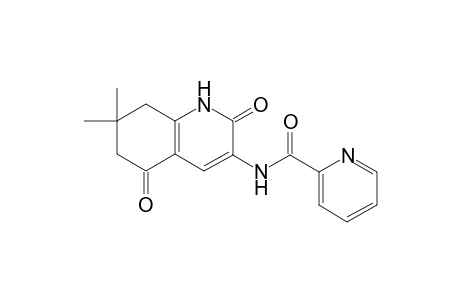 N-(5,6,7,8-Tetrahydro-7,7-dimethyl-2-oxo-3-quinolinyl)nicotinamide