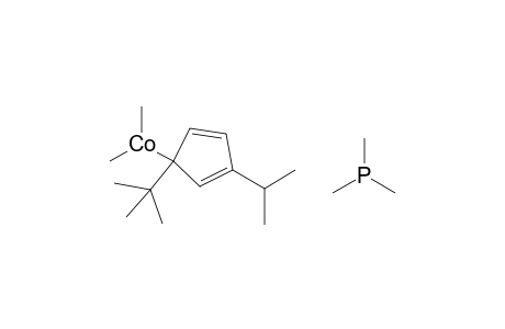 Cobalt, [(1,2,3,4,5-.eta.)-1-(1,1-dimethylethyl)-3-(1-methylethyl)-2,4-cyclop entadien-1-yl]dimethyl(trimethylphosphine)-