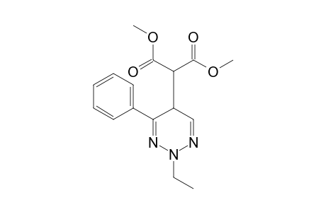 Dimethyl 2-(2'-ethyl-4'-phenyl-2',5'-dihydro-1,2,3-triazin-5'-yl)malonate