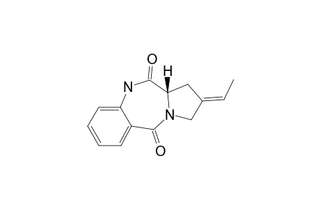 OXOPROTHRACARCIN;(S,E)-2-ETHYLIDENE-2,3-DIHYDRO-1H-BENZO-[E]-PYRROLO-[1,2-A]-[1,4]-DIAZEPINE-5,11(10H,11AH)-DIONE