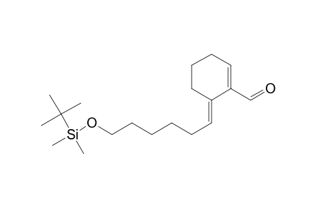 (6E)-6-[6-[tert-butyl(dimethyl)silyl]oxyhexylidene]-1-cyclohexenecarboxaldehyde