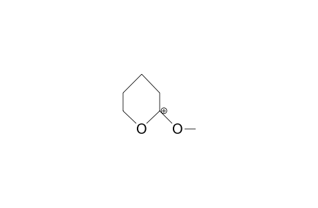 2-Methoxy-tetrahydro-pyranylium cation