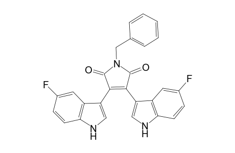 3,4-Bis(5-fluoro-1H-indol-3-yl)-N-benzylmaleimide