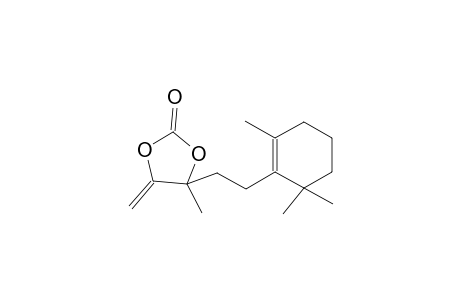 4-Methyl-5-methylene-4-[2-(2,6,6-trimethyl-1-cyclohexen-1-yl)ethyl]-1,3-dioxolan-2-one